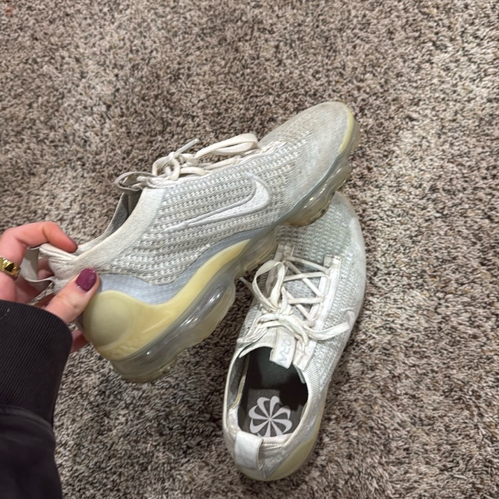 White and gray Nike vapor max!!
